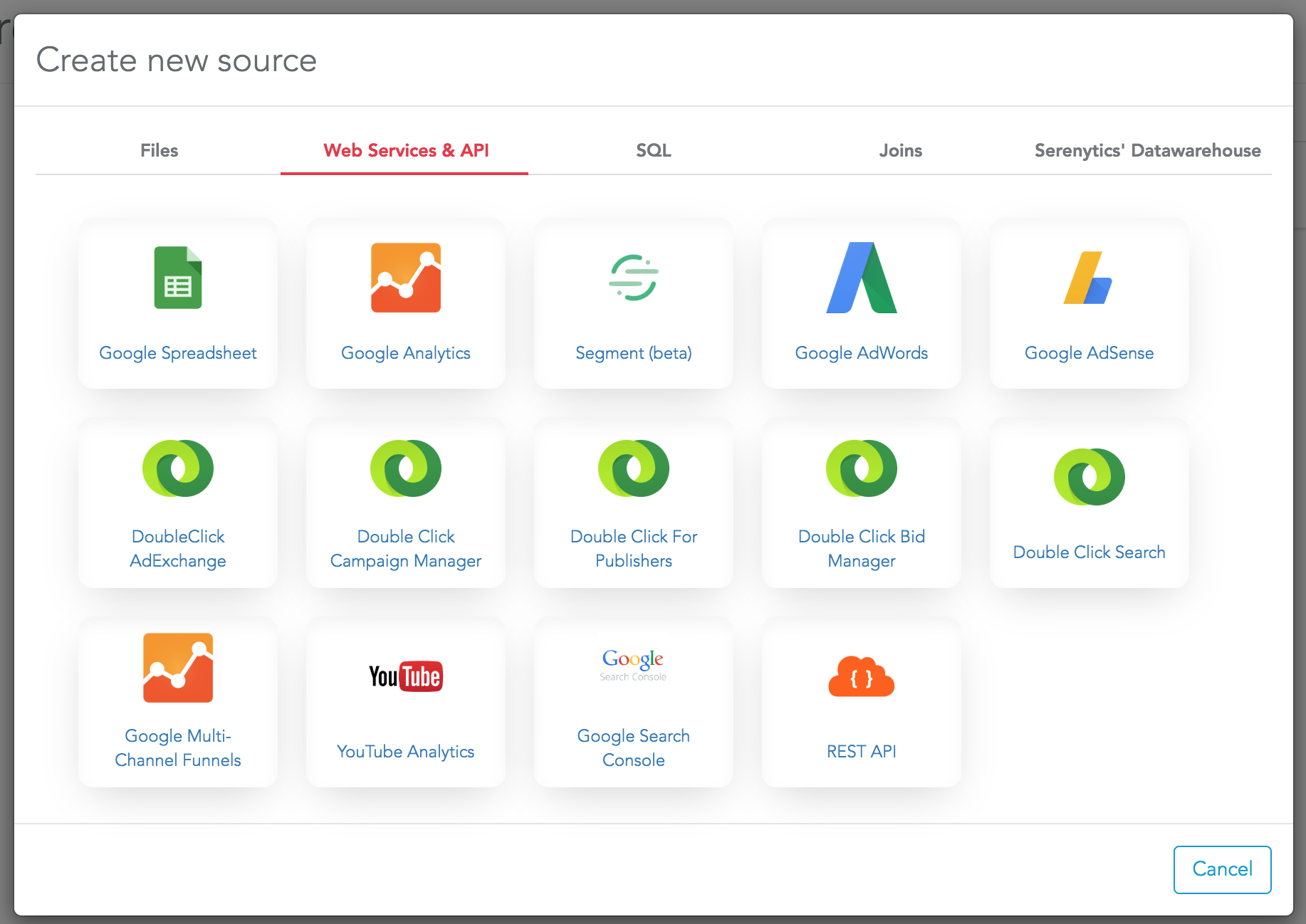 Options to connect a web service